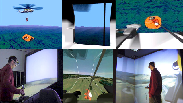 VR Simulator for Rescue Helicopter